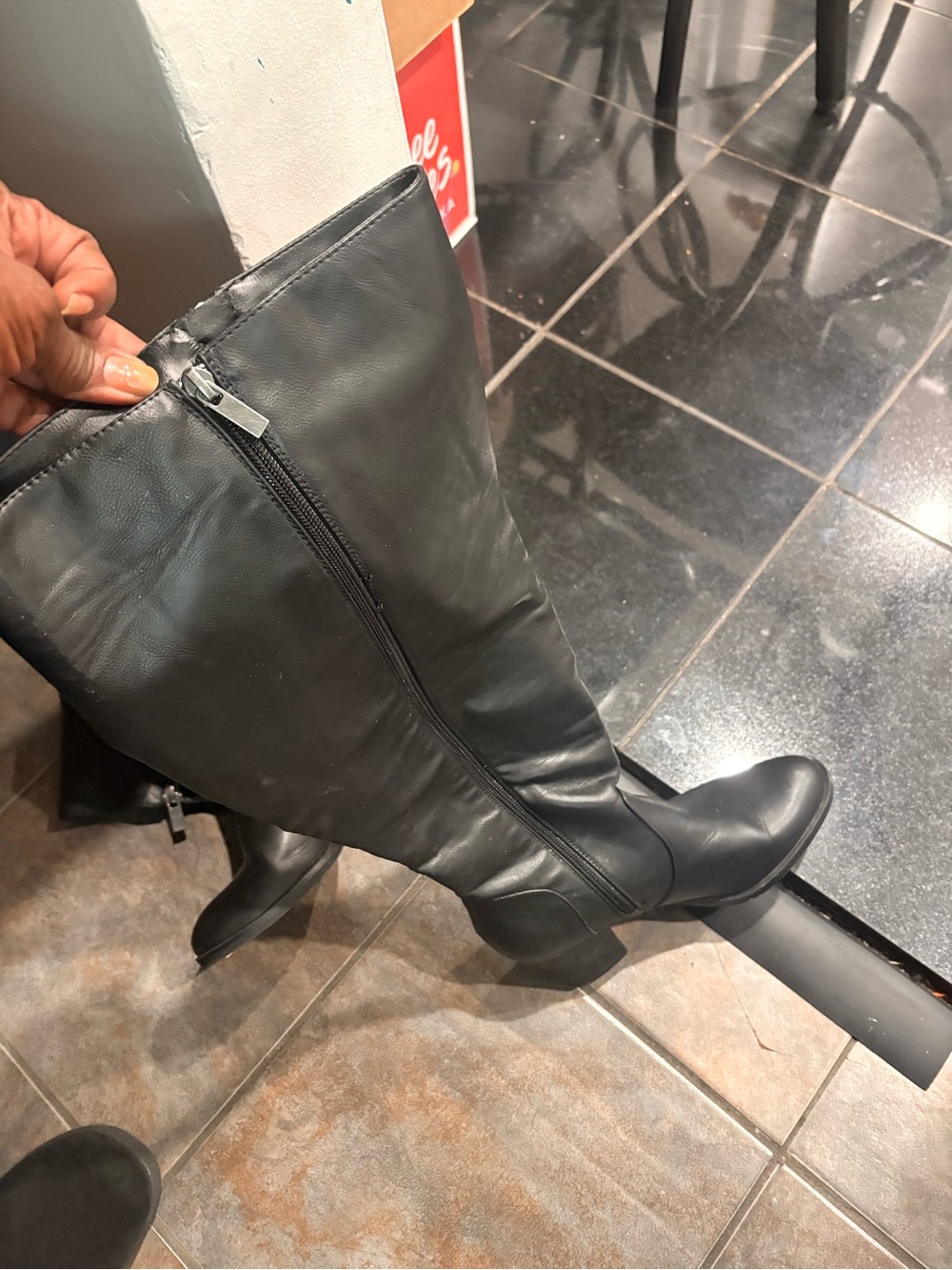 Classic Black Knee-High Women's Boots